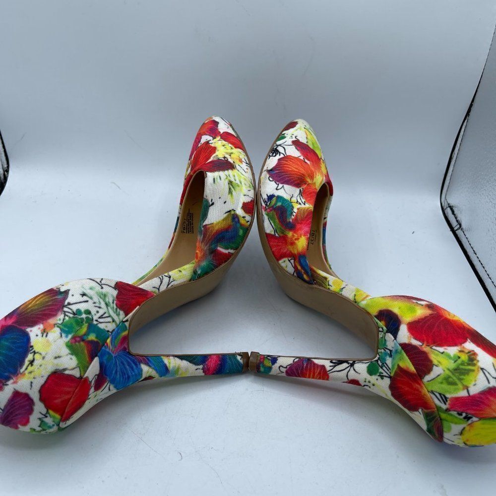Jessica Simpson Floral Spring Summer Heel 7 - Picture 7 of 11